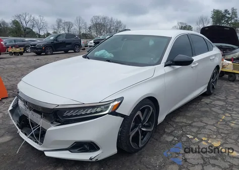 2022 Honda Accord Sport z USA, uszkodzony, nr VIN 1HGCV1F30NA017020